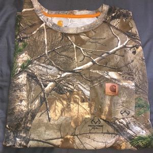 Camo carhartt shirt